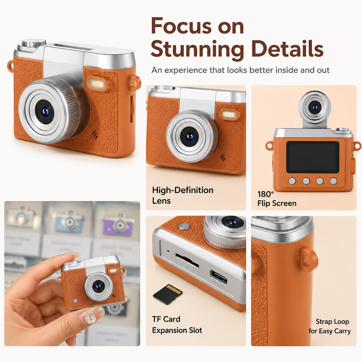 PACKO® Mini Retro Camera